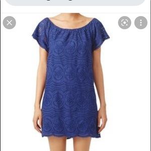 Joie blue eyelet dress